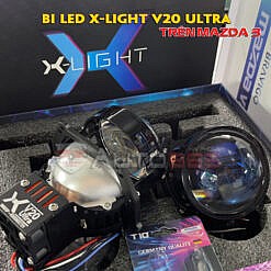 Độ đèn Mazda3 với X-Light V20Ultra
