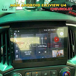 Độ màn android Elliview U4 trên Chevrolet Colorado