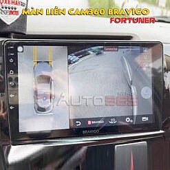 Fortuner độ camera360 liền màn android Bravigo Ultimate