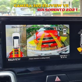 Lắp camera360 Elliview V5 trên Sorento 2021 new
