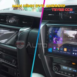 Lắp màn hình DVD android Teyes CC3 trên Toyota Fortuner 2020