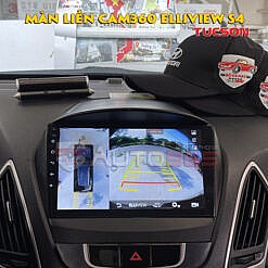 Màn liền camera360 và độ đèn trên Hyundai Tucson