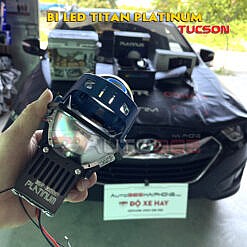 Màn liền camera360 và độ đèn trên Hyundai Tucson