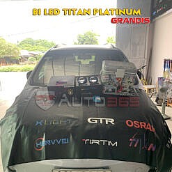 Nâng cấp ánh sáng Mitsubishi Grandis với cặp bi led Titan Platinum