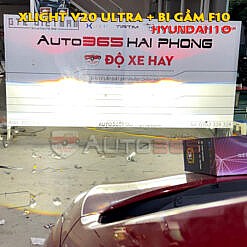 Bi led XLight V20 Ultra và bi gầm F10 trên Hyundai i10