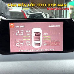 Độ cốp điện đá cốp và Cảm biến lốp tích hợp màn Mazda CX5 2019