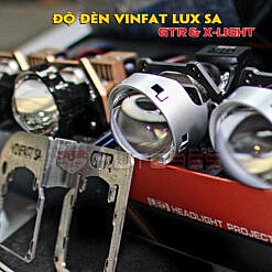 Độ đèn Vinfast Lux SA với cặp bi GTR và X-Light