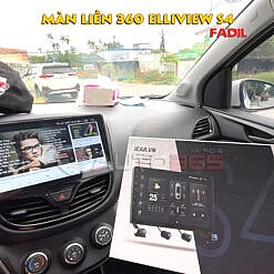 Độ màn liền camera360 Elliview S4 trên Vinfast Fadil