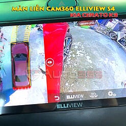 Elliview S4 - Màn liền camera 360 trên Kia Cerato K3