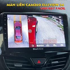 Lắp Elliview S4 màn liền Camera360 trên Vinfast Fadil