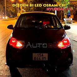 Lắp bi led Osram CBI trên Hyundai i10