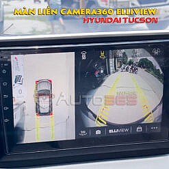 Lắp camera360 ôtô Elliview liền màn Android trên Hyundai Tucson