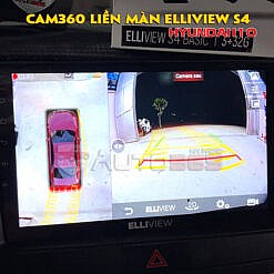 Màn hình Elliview S4 liền camera360 độ trên Hyundai i10