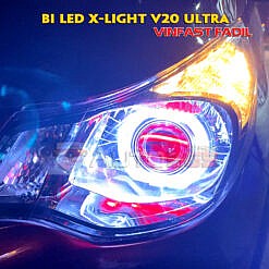 X-Light V20 Ultra - Độ bi led trên Vinfast Fadil