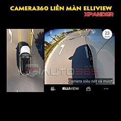Camera360 kèm màn Android Elliview trên xe Xpander