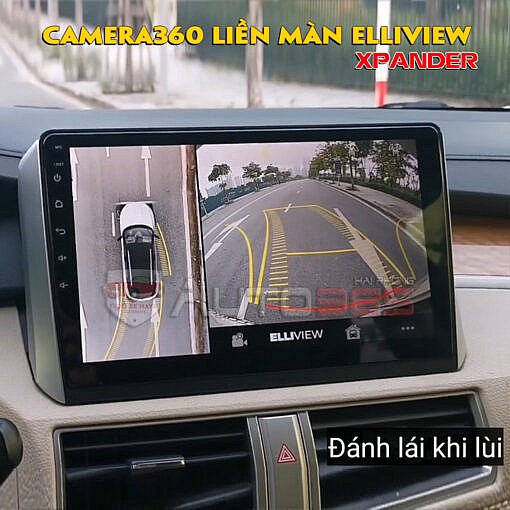 Camera360 kèm màn Android Elliview trên xe Xpander