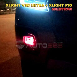 Đèn gầm ô tô siêu sáng X-Light F10 và V30 Ultra trên Ford Wildtrak
