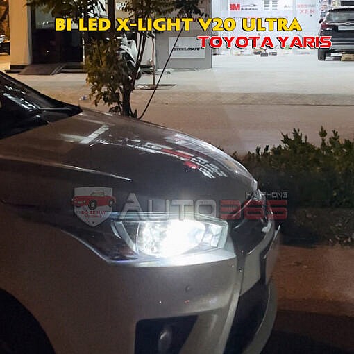 Độ đèn Xlight V20 Ultra trên Toyota Yaris