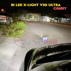 Độ đèn bi led X-Light V30 Ultra trên Toyota Camry