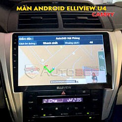 Màn hình android xe hơi Elliview U4 trên Camry
