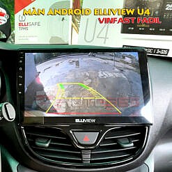 Màn hình xe hơi android Elliview U4 trên Fadil