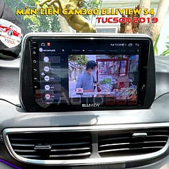 Màn hình xe ô tô android liền Cam360 Elliview S4 trên Tucson 2019