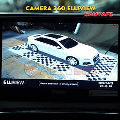 Review Camera 360 độ Elliview với Hùng Lâm trên Santafe