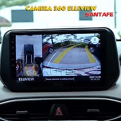 Review Camera 360 độ Elliview với Hùng Lâm trên Santafe
