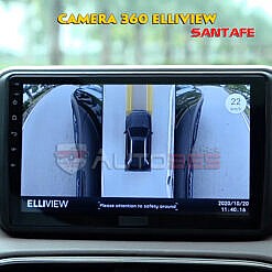 Review Camera 360 độ Elliview với Hùng Lâm trên Santafe