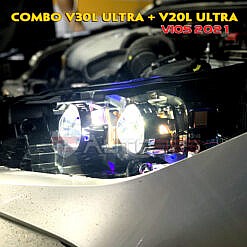 V20L Ultra và V30L Ultra - Combo siêu sáng trên Vios 2021