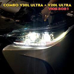 V20L Ultra và V30L Ultra - Combo siêu sáng trên Vios 2021