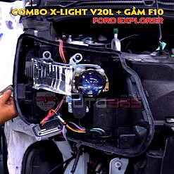 XLight V20L và bi gầm F10 - Combo ngon trên Ford Explorer