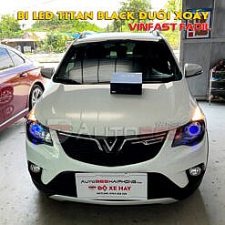 Bi cầu TitanBlack độ zin trên Vinfast Fadil