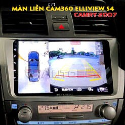 Camera 360 liền màn Android Elliview S4 trên Camry 2007
