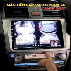 Camera 360 liền màn Android Elliview S4 trên Camry 2007