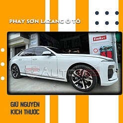 Độ phay sơn Lazang xe ôtô