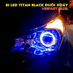 Titan Black Bi led siêu sáng trên Fadil