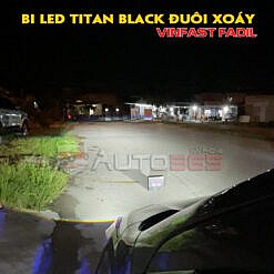 Titan Black Bi led siêu sáng gắn trên Fadil