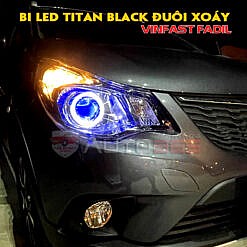 Titan Black Bi led siêu sáng trên Fadil