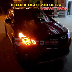 Vinfast Fadil độ đèn X-Light V20 Ultra ngon bổ rẻ