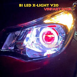Đèn Fadil sáng hơn với cặp bi led X-Light V20