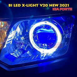 Đèn Xlight V20 new 2021 nâng cấp trên Kia Forte