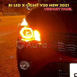 Đèn bi cầu V20 Xlight new 2021 trên Vinfast Fadil