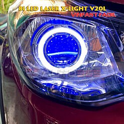 Đèn xe Vinfast Fadil cực sáng với laser XLight V20L