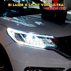 Độ đèn laser cho ô tô CRV với X-Light V30L Ultra