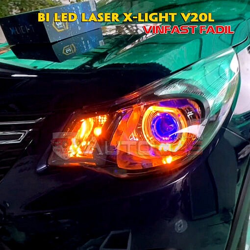 Vinfat Fadil độ bi laser X-Light V20L