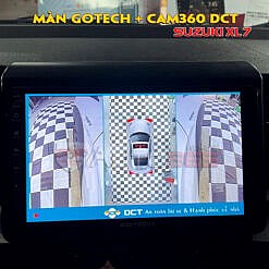 Camera 360 ô tô DCT T3 và Màn android Gotech trên XL7