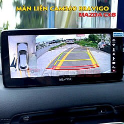 Màn android Bravigo liền Cam360 cho Mazda CX8
