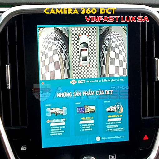 Lắp camera 360 ô tô DCT cho Vinfast Lux