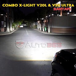 ánh sáng độ pha santafe